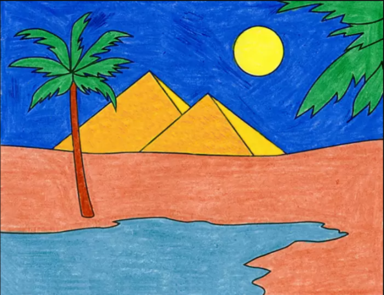 the pyramids