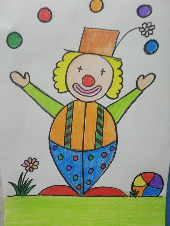 Art MOISchool Teacher Notebook 2: project2 clown