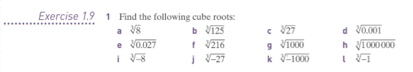 Cube Roots